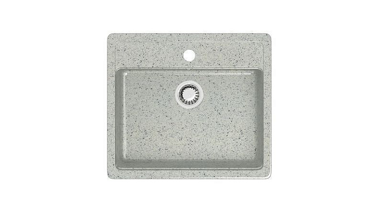  Мойка 09/Q10(570х505х200+сифон) св.серый