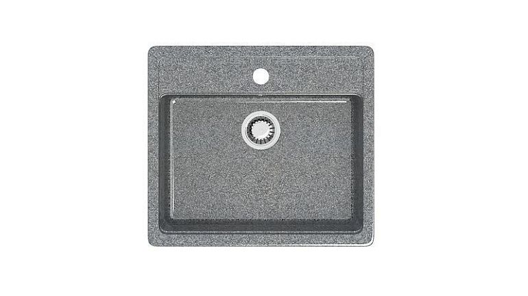  Мойка 09/Q8 (570х505х200+сифон) тем.серый