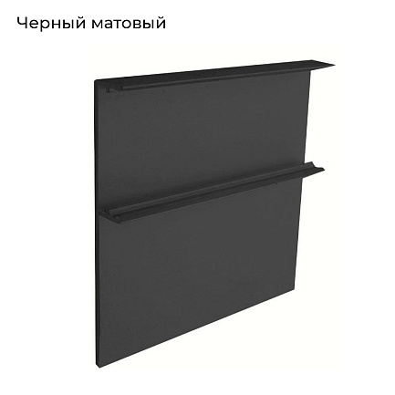 Мат.черный Обналичка трека подвесной двери