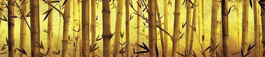 Панель высокогл. STEKLU-NET 6х2800х600 Бамбуковая роща